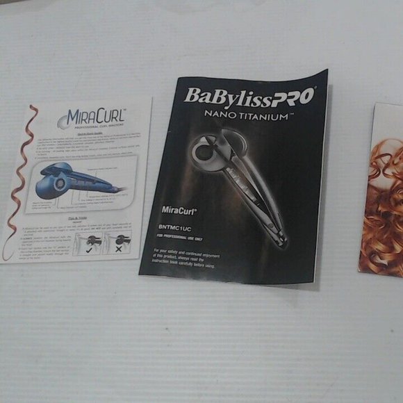 BABYLISSPRO NANO TITANIUM PROFESSIONAL AUTOMATIC CURLER MIRACURL3 CURL SETTINGS - Picture 7 of 12